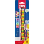 Lápis de Cor Jumbo Sextavado Tris Rainbow Clássico + Metalizado 902788