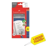 Lápis Preto Nº2 Redondo Faber Castell 1210 leve 14 pague 12 PM/1210AZ12+2