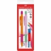 Lapiseira 0.7mm Faber Castell Poly Slim Sortido c/2 Unid + Grafite SM/07SLIMM