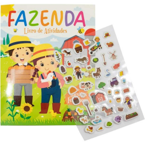 Livro de Atividades Infantil - Adesivos Fofinhos: Meninas