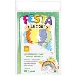 Livro de Colorir Festas das Cores Kit com 10 Livros Todolivro