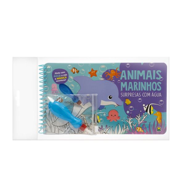 Jogo da memória com animais marinhos para colorir