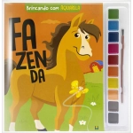 Livro de Colorir Brincando Com Aquarela Fazenda Todolivro