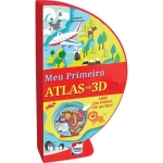 Livro Infantil 6 a 10 Anos Livro-Globo: Meu Primeiro Atlas em 3D Happy Books