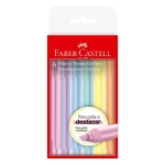 Caneta Marca Texto Faber Castell Grifpen Pastel Estojo c/06 Cores MT/TP6ZF