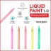 Marcador Artistico Permanente LiquidPaint Basic NewPen