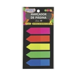 Marcador de Página BRW 44 x 12mm Seta 5 Blocos c/25 Folhas FL0001