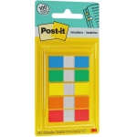 Marcador de Página 3M Post-it Flag 11,9 x 43,2mm 5 cores 100 Folhas Sortido