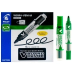 Pincel Marcador Quadro Branco Recarregável Pilot V Board WBMA-VBM cx c/12 Unid - Verde