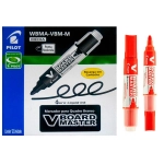 Pincel Marcador Quadro Branco Recarregável Pilot V Board WBMA-VBM cx c/12 Unid - Vermelho