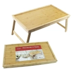 Mesa Dobrável de Bambu 30 x 50 x 23 cm Clink CK2657