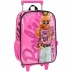 Mochila com Rodas Barbie Rosa Luxcel IC39102BB-RA