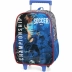 Mochila com Rodas Championship Soccer United Azul Luxcel IC39062FT-AZ