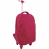 Mochila com Rodas e Alça Académie Rosa Cereja Tilibra 351539