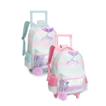 Mochila com Rodas e Alça Sparkle Nova Rio IN2542-KP