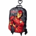 Mochila com Rodas + Lancheira Avengers Homem de Ferro 3D Diplomata 3850BM22