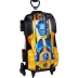 Mochila com Rodas + Lancheira Hot Wheels Dune a Soar Dourado 3D 2500BM20 Diplomata