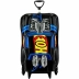 Mochila com Rodas + Lancheira Hot Wheels Night Shifter Preto 3D Diplomata 2500CM20