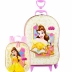 Mochila com Rodas + Lancheira Princesas Bela 3D Diplomata 3855GM22