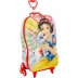 Mochila com Rodas + Lancheira Princesas Branca de Neve 3D Diplomata 3855LM23