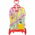 Mochila com Rodas + Lancheira Princesas Branca de Neve 3D Diplomata 3855LM23