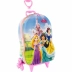 Mochila com Rodas + Lancheira Princesas Castelo 3D Diplomata 2823AM23