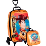 Mochila com Rodas + Lancheira Toy Story Woody 3D 3852CM22 Diplomata