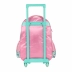 Mochila com Rodas Stitch Rosa Luxcel IC41552SC