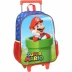 Mochila com Rodas Super Mario Azul Luxcel IC39432MO-AZ