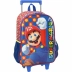 Mochila com Rodas Super Mario Vermelho Luxcel IC39432MO-VM