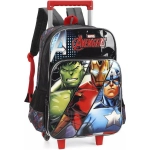 Mochila com Rodas Vingadores Vermelho Luxcel IC39762AG-VM