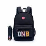 Mochila Costas + Estojo Onbongo Preto OB0017Z