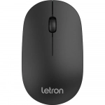 Mouse Óptico sem Fio 1200 DPI 2.4Ghz Slim Preto Letron 74364