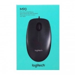 Mouse Óptico USB 1000Dpi Preto Logitech M90BK