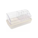 Organizador de Cosméticos c/11 Divisórias Cristal + 1 Organizador Dello 3092.HG