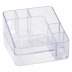 Organizador de Cosméticos Compacto 2 Cristal c/ 6 Divisórias Dello 3074.H