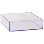 Organizador Modular Prime 16,3 x 16,3 x 4,5 cm Cristal Maxcril 10330030