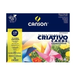 Papel Criativo Color Set 325 x 235mm 120g 8 cores c/32 Fls - Canson Criativo Cards 7158