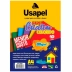 Papel Criativo Color Set A4  85g 8 Cores c/45 Fls Usapel UP25061