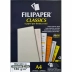 Papel Metalizado Color A4 180g c/15 Fls Champanhe Filipaper 01891