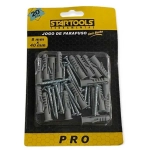 Parafuso com Bucha 8mm x 40mm 20 Kits - Startools