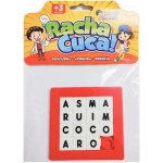 Brinquedo Pedagógico Racha Cuca Letras Unid Mini Toys