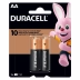 Pilha AA Alcalina Pequena Duracell 1,5v c/2 Unid MN1500B2 