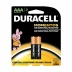 Pilha AAA Palito Alcalina Duracell 1,5V c/2 Unid MN2400B2 