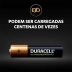 Pilha Recarregável AAA Palito Duracell 900 mAh 1,5V c/4 Unid 