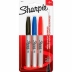 Pincel Marcador Permanente Sharpie Ponta Fina 2.0mm Estojo c/ 3 Cores