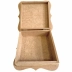 Porta Bijuteria MDF 6mm Borda Ondulada 14 x 14 x 7 cm