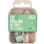 Prendedor de Papel Colorido 19mm Eco Pastel c/08 Unid Tilibra 346594