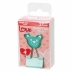 Prendedor de Papel Decorado 25mm Verde Pastel Love Urso cx c/4 Unid Molin 23056