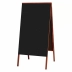 Cavalete Quadro Negro 2 Faces 100 x 60cm Pinus Mogno Souza 2121